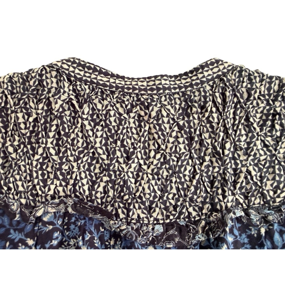 Sundance Tunic Dress M Boho Embroidered India Pockets Peasant Festival Flowy - Picture 11 of 14